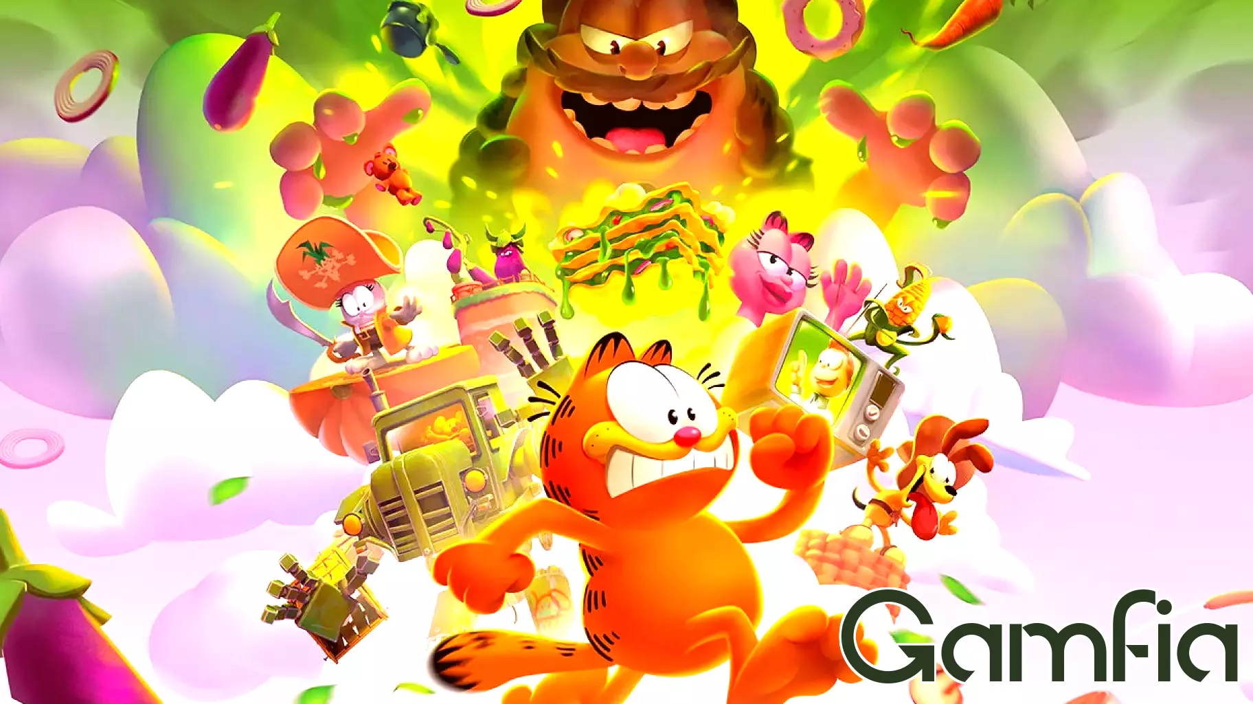 Garfield: Escape from Monday Preview: The World’s Laziest Cat Stars in an Action-Platformer Where He Runs and Jumps All the Time