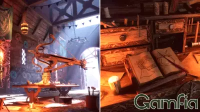 Immersive Viking Workshop Environment Crafted in 3D